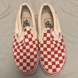 Vans Red and White Checkered